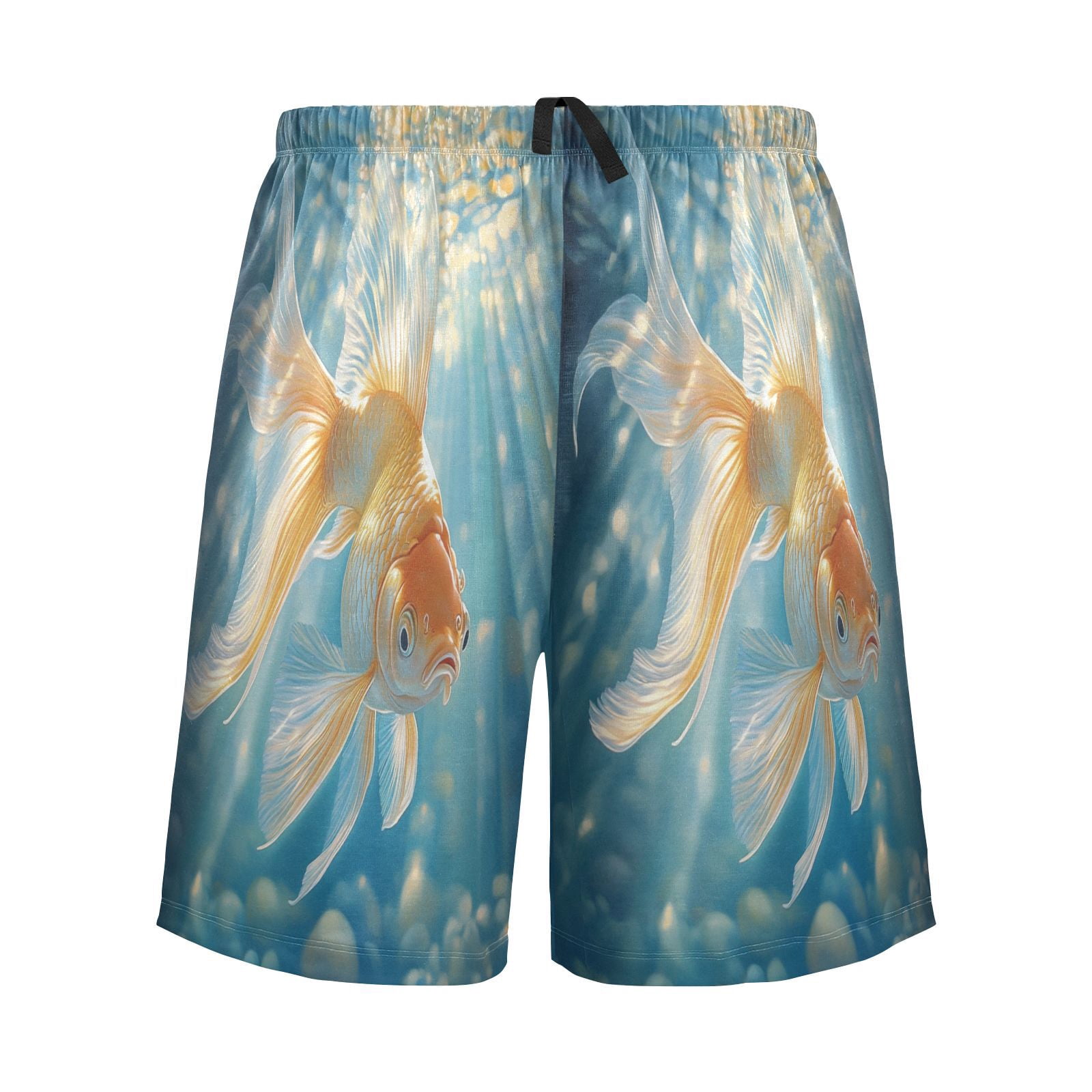 Golden Bottom Relaxed fit printed pajama bottoms, sizes S to XXL Golden Goldfish ...