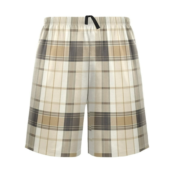 Relaxed fit printed pajama bottoms, sizes S to XXL Grid