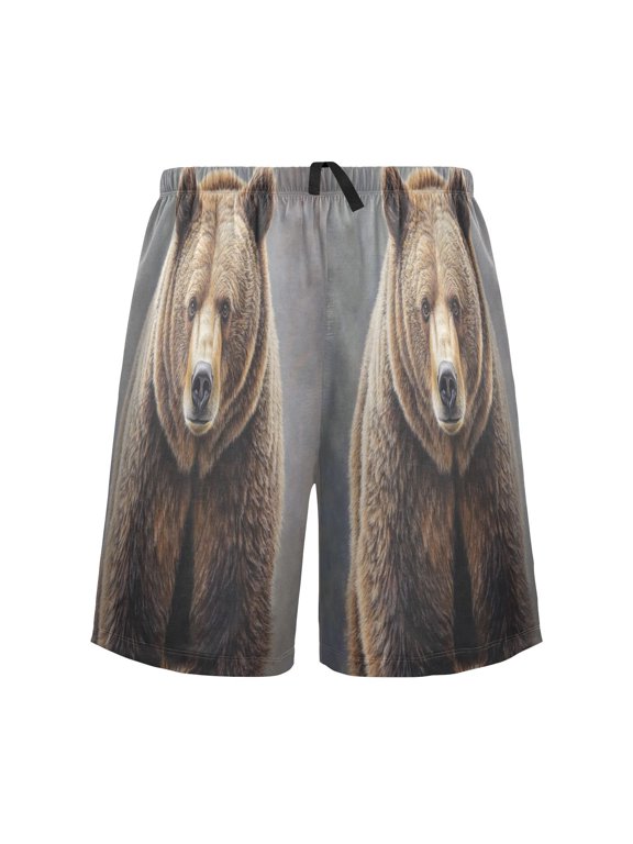 Relaxed fit printed pajama bottoms, sizes S to XXL Huge Bear