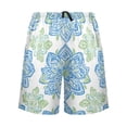 thumbnail image 1 of Relaxed fit printed pajama bottoms, sizes S to XXL Many Blue Patterns, 1 of 7