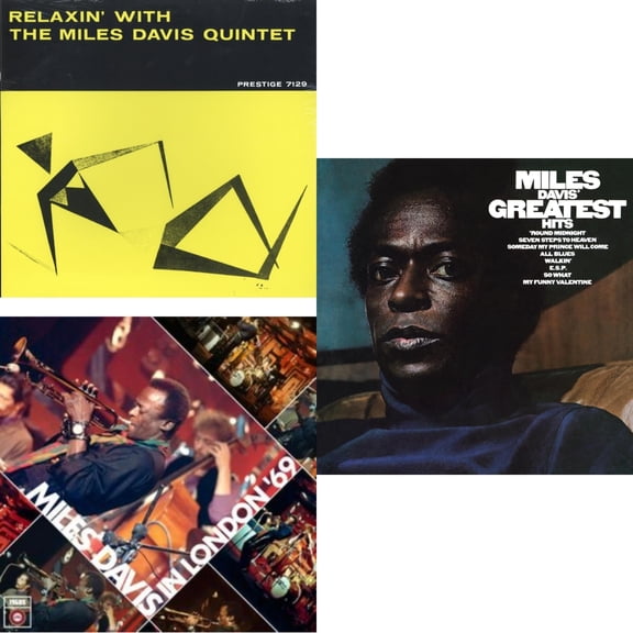 Relaxin With The Miles Davis Quintet & Live At Ronnie Scott's 1969 & Greatest Hits (1969) (150G/Dl Code) [LP Vinyl Bundle]