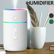 Relaxing Car Diffuser Essential Oil Humidifier, USB Plug Mini Portable Aromatherapy Car Oil Diffusers, Cool Mist Fragrance Cup Holder Ultrasonic Car Humidifiers for Vehicle Office Travel Home Desk