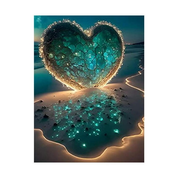 Relaxing DIY Landscape Diamond Art Kit for Adults, Full Drill Canvas Craft, 12 x 16 Inches