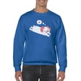 thumbnail image 1 of Relaxing Pug In Love Sweatshirt Men -Smartprints Designs, Male 3X-Large, 1 of 4