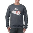thumbnail image 1 of Relaxing Pug In Love Sweatshirt Men -Smartprints Designs, Male 5X-Large, 1 of 4