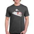 thumbnail image 1 of Relaxing Pug In Love T-Shirt Men -Smartprints Designs, Male 5X-Large, 1 of 4
