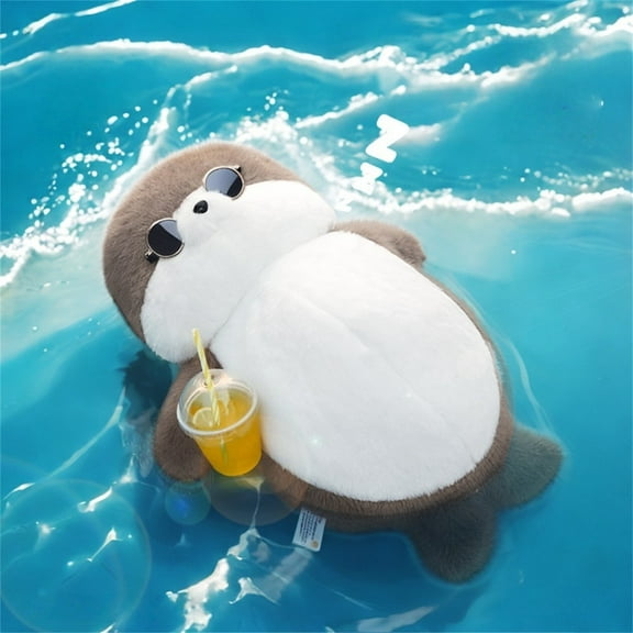 Relaxing Seal Toy Soft Huggable Companion for Kids Adults Stress Cute Animal Stuffed Doll