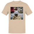 thumbnail image 1 of Relaxing Spa Day Pug Men's Natural T-shirt, 1 of 3