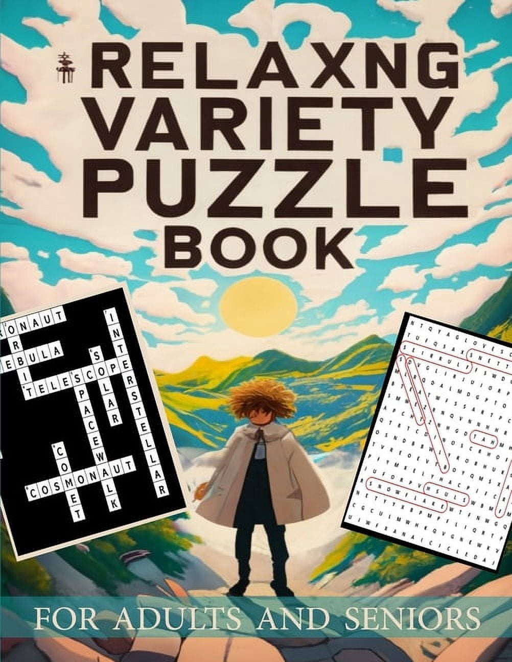 Relaxing Variety Puzzle Book For Adults And Seniors: Challenging Puzzle ...