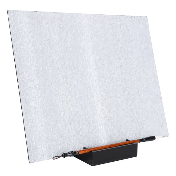 Relaxing Water Painting Board, Reusable Inkless Drawing Art Set with Brush and Stand (15 x 11.8 inches / 38 x 30 cm)