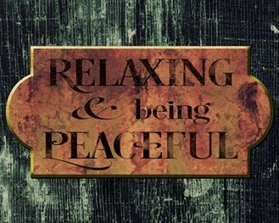 Relaxing and Being Peaceful Canvas Art - Lynn Garwood (24 x 30)