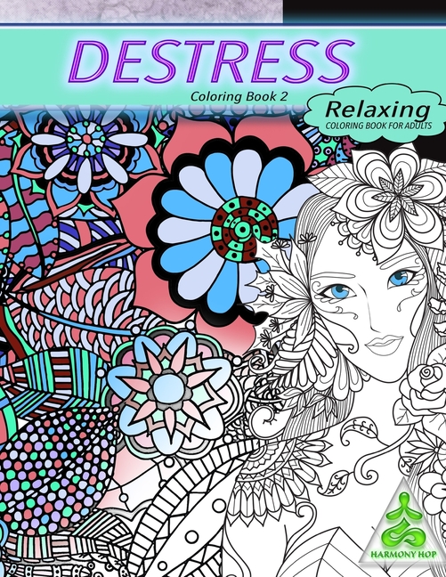 Relaxing coloring book for adults : DESTRESS COLORING BOOK 2: Relaxing  coloring book for adults with destressing designs (Paperback)