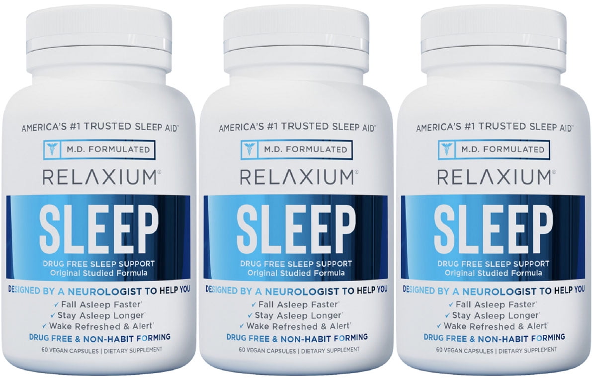 Relaxium Sleep Aid | Non-Habit Forming | Sleep Supplement with ...