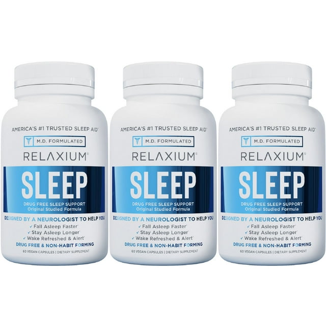 Relaxium Sleep Aid | Non-Habit Forming | Sleep Supplement with ...