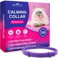 thumbnail image 1 of Cat Calming Collar & Pet Anti Anxiety Products - Feline Calm Pheromones Collars & Cats Stress Relief - Relaxivet Comfort Helps with Pee, New Zone, Aggression, Fighting with Dogs & Other Behavior, 1 of 7