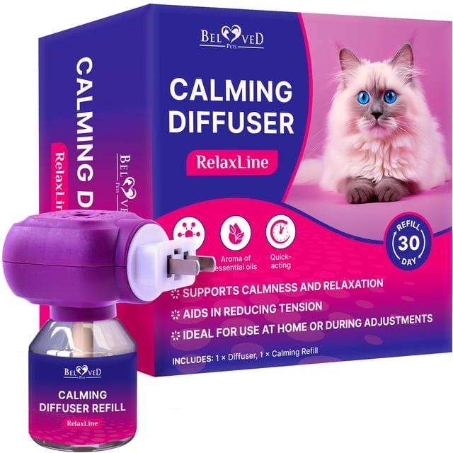 Walmart Vet-Recommended Cat Calming Diffuser & Anti-Anxiety Pheromones ...