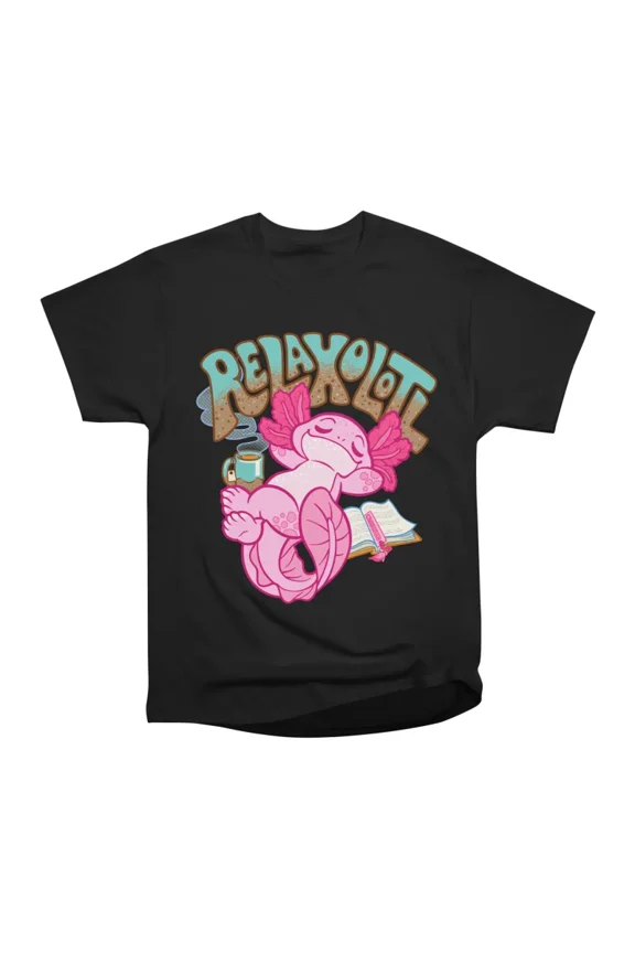 Relaxolotl T-Shirt Tee Gift For Him Merch For Her Apparel For Friend
