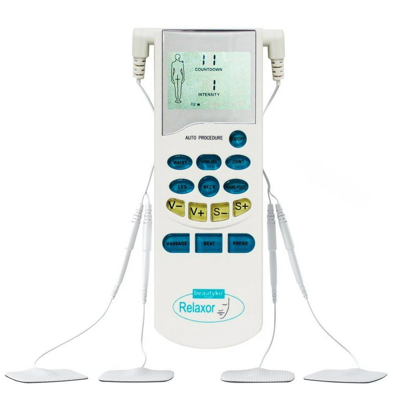 Bluestone Tens Muscle Stimulator Unit - Pulse Massager for Back, Knee Pain  Relief & Electro-Therapy