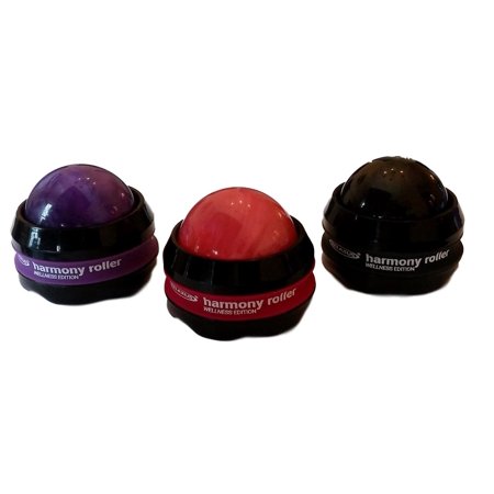 Relaxus Harmony Roller Massager - Special Wellness Edition. Easy Grip, Multi-Directional Rolling Head. 1 Unit, Assorted Colors