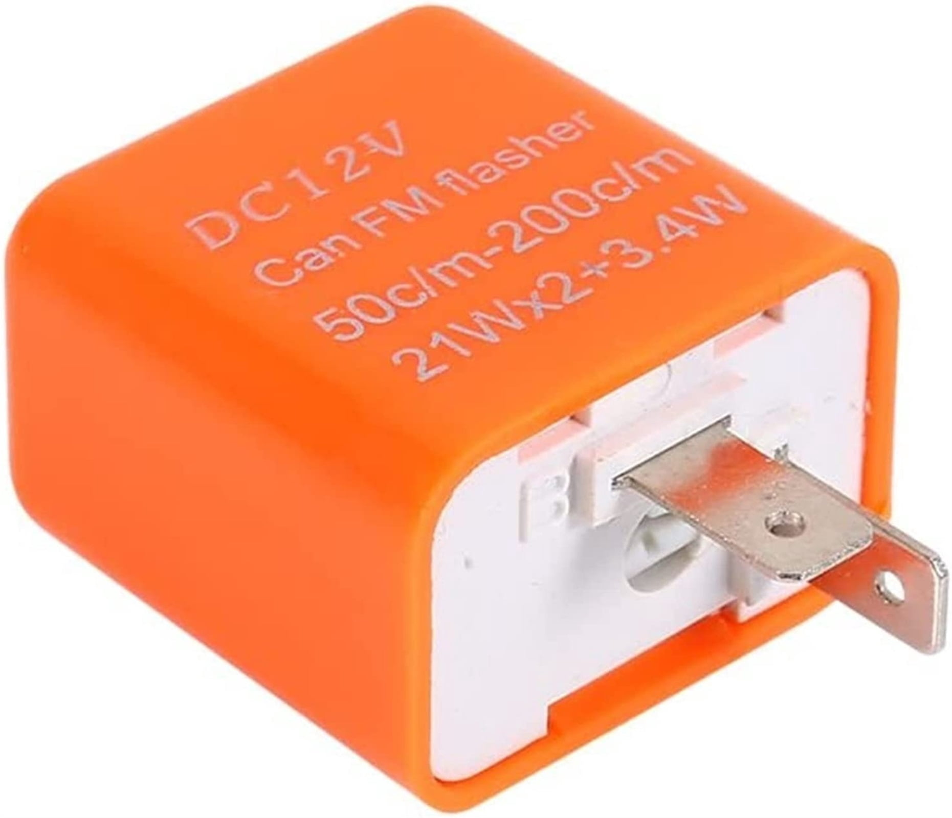 Relay 2 Pin LED Flasher Relay 12V Adjustable Frequency of Turn Signals ...