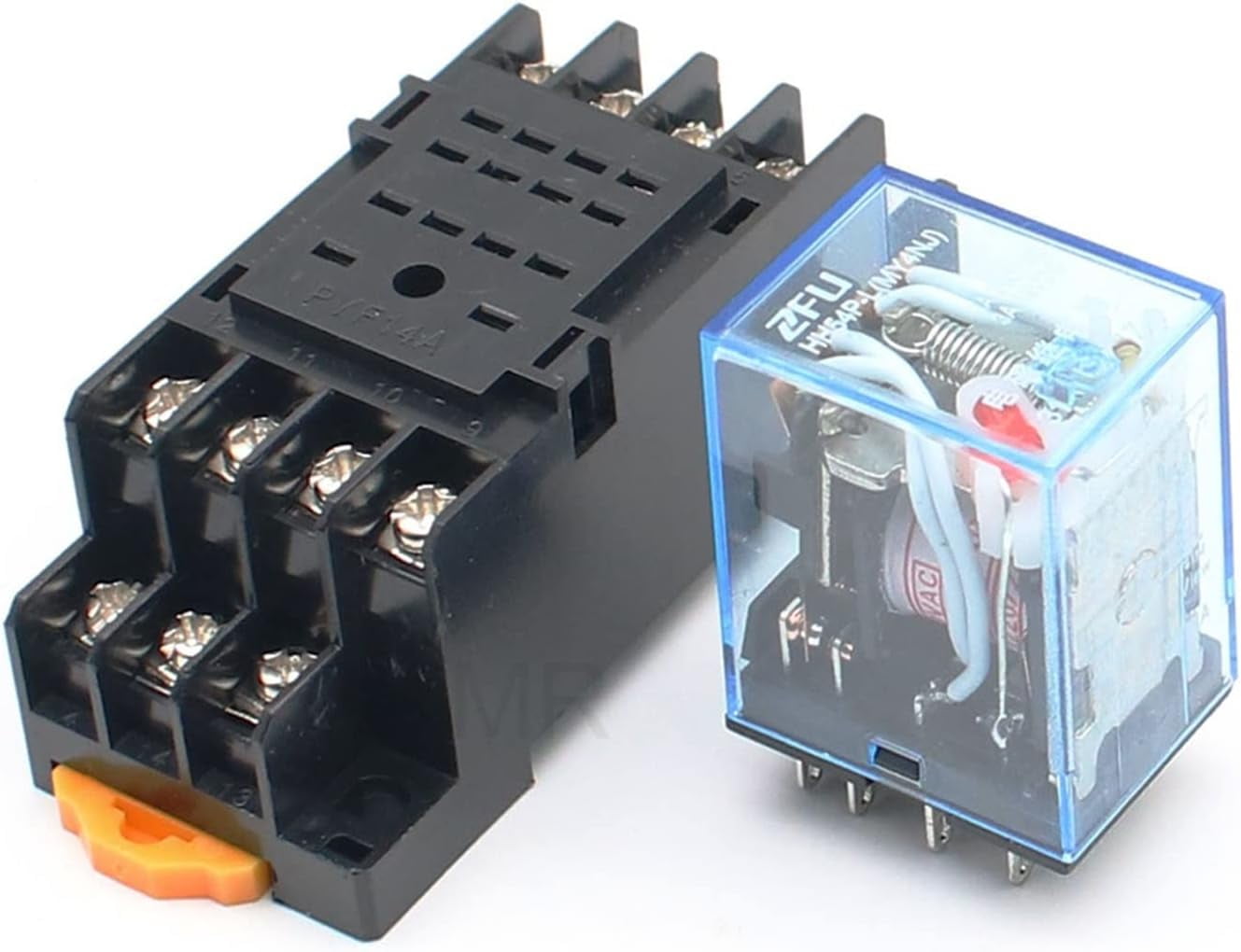 Relay 5PCS time Relay MY4 12V 24V 110V / 220V Coil 5A 4NO 4NC Green LED