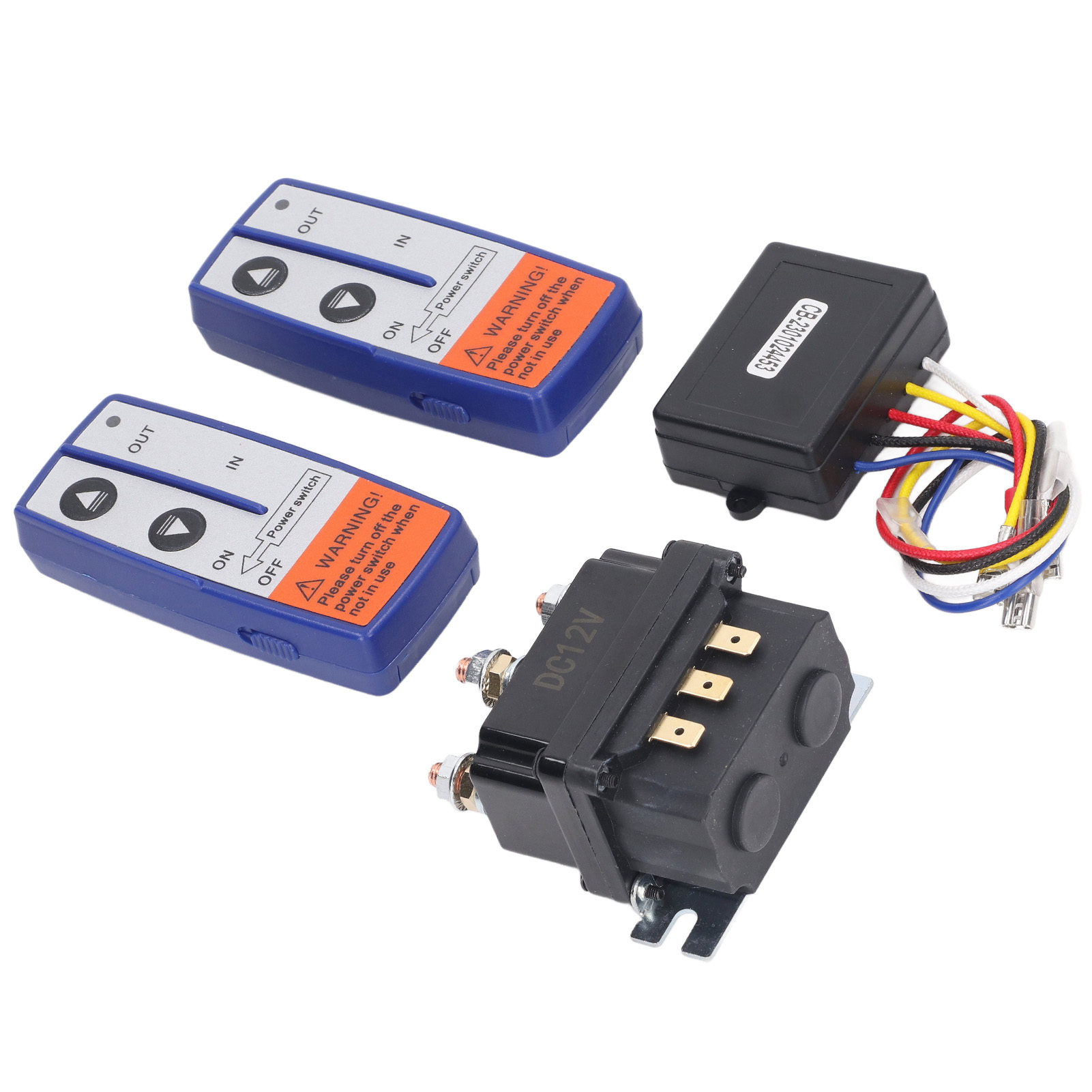 Relay Contactor Switch, 12V 250A Waterproof Winch Relay Kit High