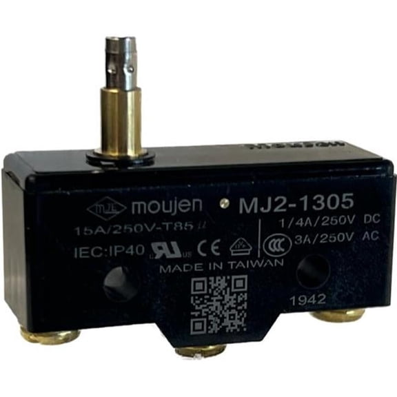 Relay & Control MJ2-1305 Microswitch Momentary Contacts - Single Pole - Double Throw 15A, 125, 250 or 480 VAC