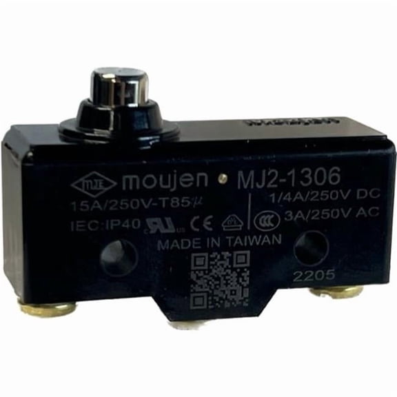 Relay & Control MJ2-1306 Microswitch Momentary Contacts - Single Pole - Double Throw 15A, 125, 250 or 480 VAC