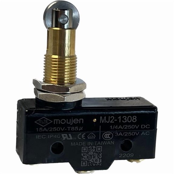 Relay & Control MJ2-1308 Microswitch Momentary Contacts - Single Pole - Double Throw 15A, 125, 250 or 480 VAC