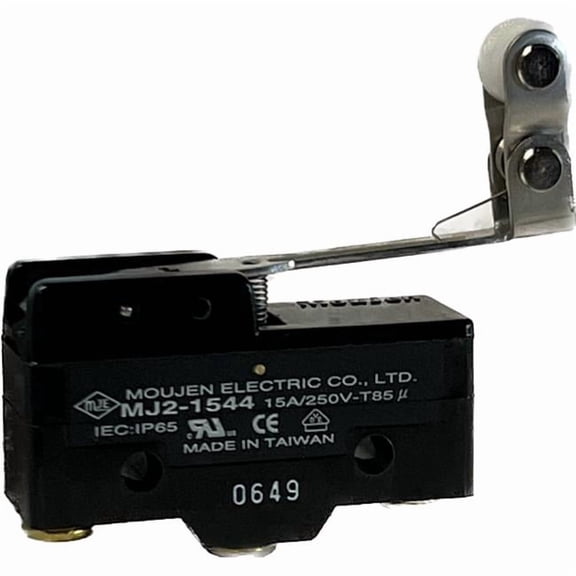 Relay & Control MJ2-1544 Microswitch - Sensitivity Adjustable Momentary Contacts - Single Pole -Double Throw 15A, 125, 250 or 480 VAC