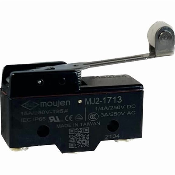Relay & Control MJ2-1713 Microswitch - Oil Tight - Sensitivity Adjustable Momentary Contacts - Single Pole -Double Throw 15A, 125, 250 or 480 VAC