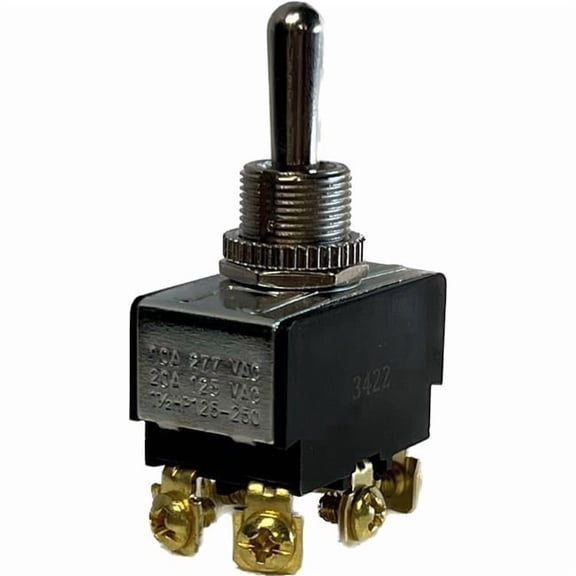 Relay & Control TS-704 Toggle Switches - DPDT On-Off-On Screw Terminals 20A - 125VAC 10A - 250VAC