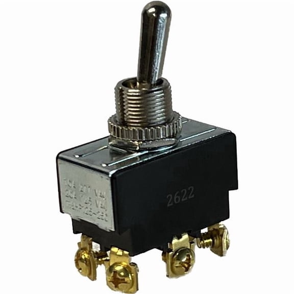 Relay & Control TS-704M Momentary Toggles - DPDT On-Off-On Screw Terminals 20A - 125VAC 10A - 250VAC