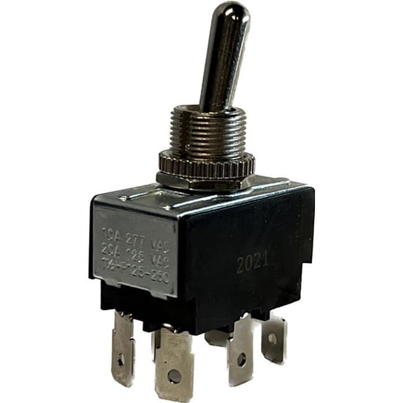 Relay & Control TS-717 Toggle Switches - DPDT On-On - TRF 0.25 Q.C. Tabs 20A - 125VAC - 10A - 250VAC