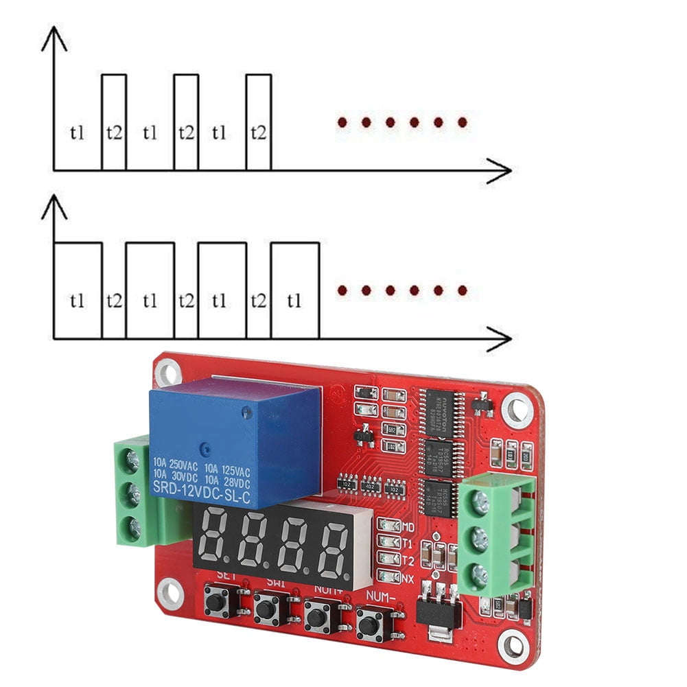 Relay Cycle Timer Module, Multifunction Relay Module PCB Infinite FRM01