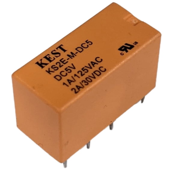 5V DPDT DIP Relay, 2A, 45 Ohm (KS2E-M-DC5)