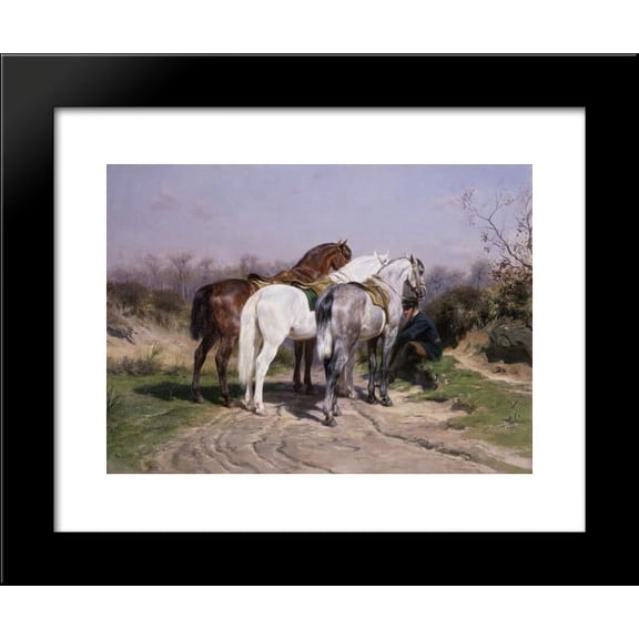 Relay Hunting 20x24 Framed Art Print by Rosa Bonheur