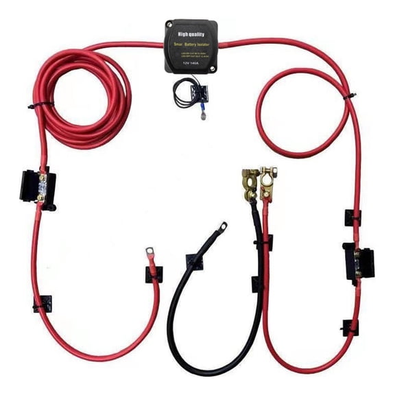 Relay Kit with Split Charger, 6M, 12V, Dual Battery A