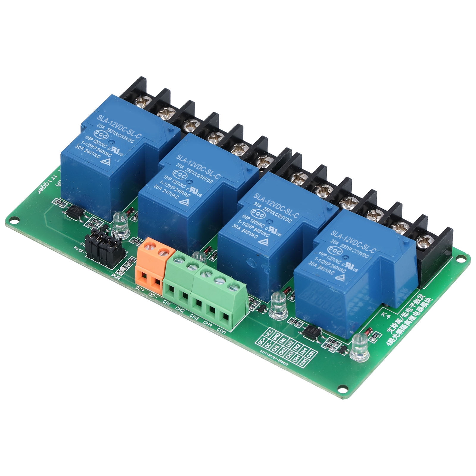 Relay Module 4 Channel 30A High Low Current Relay Board With Isolation
