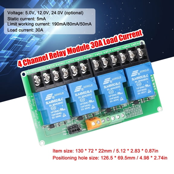 Relay Module,And Low 5v 12volt 24volt Optional 30a Load With Relay 30a Load Isolation And Low With Optocoupler Isolation Optocoupler Isolation And Load With Optocoupler Low 5v 12volt Havou