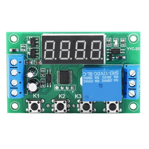 Relay Module,LED Timer Relay,LED Display Adjustable Timer Relay Automation Control Switch Module