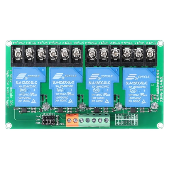 Relay Module,Optocoupler Isolation And Load T With 4 Channel Relay Channel Relay 30a Relay 30a Load Low 5v 12volt And Low 5v 12volt 24volt Optional 5v 12volt 24volt Anrio Rusuo Leeofty