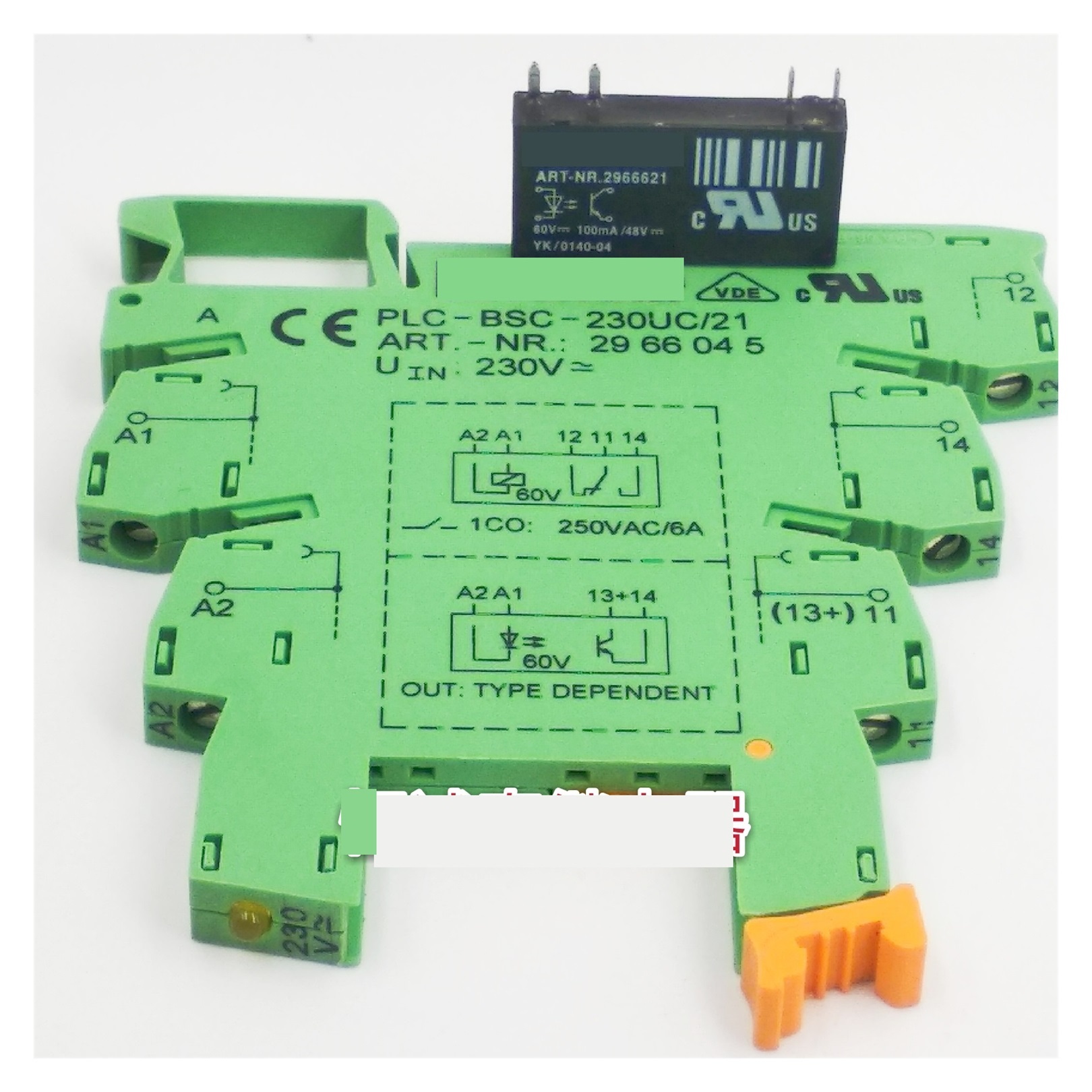 Relay No2966621 Base PLCBSC230UC/21NO2966045