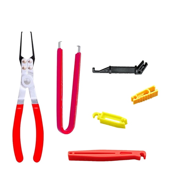 Relay Puller Pliers, Fuse Puller Pliers, 6-Pack Automotive Relay Fuse Puller Tool, Fuses Puller Tool, Vehicles Battery Terminal Remover