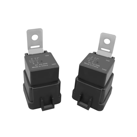 Relay Switch 5PIN Fit for Car Starting/Cooling Fans/Fuel Pumps/Wipers/Horns Replace 4RD 931 410-05/08, 2PCS