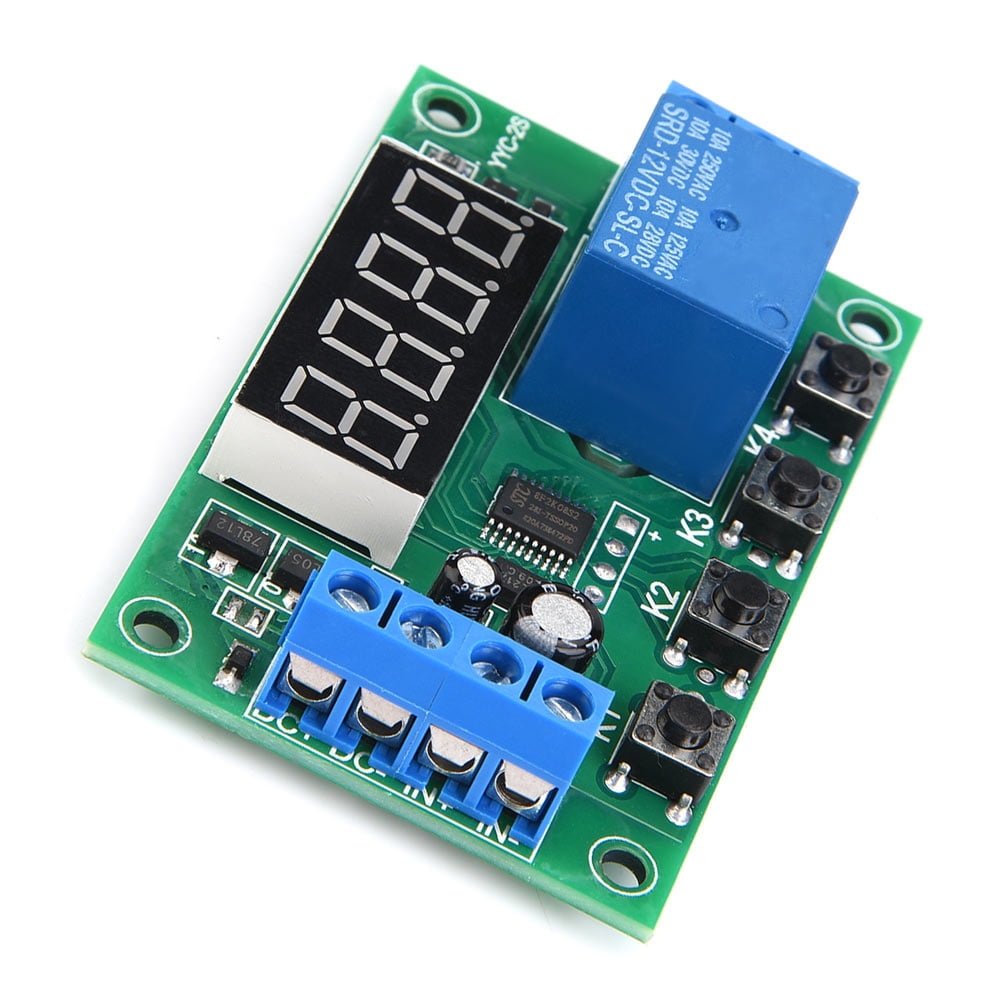 Relay Switch, LED Display Timer Relay Automation Control Switch Module