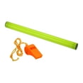 thumbnail image 1 of Relay Track Baton Plastic Race Running Stick Athletics with Whistle Green, 1 of 6