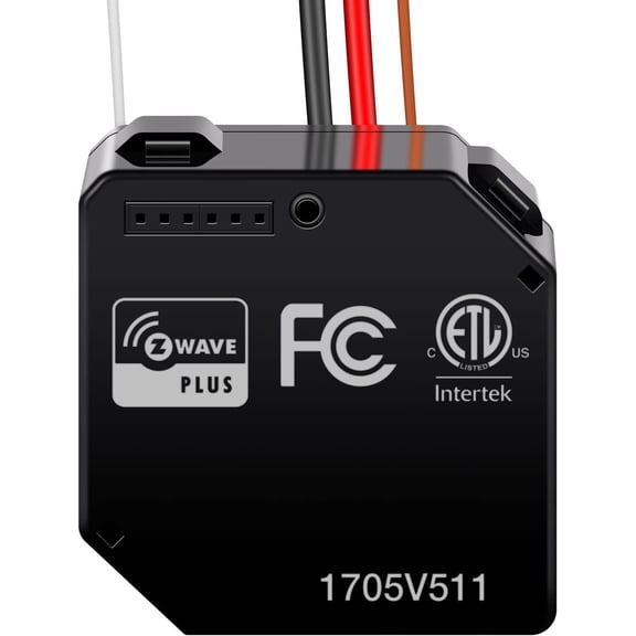-Relay, hidden smart switch wireless remote control for lights and ceiling fans, 120-277, 10, requires neutral wire, -1-, black