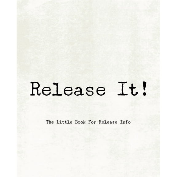 Release It! The Little Book For Release Info (Paperback)