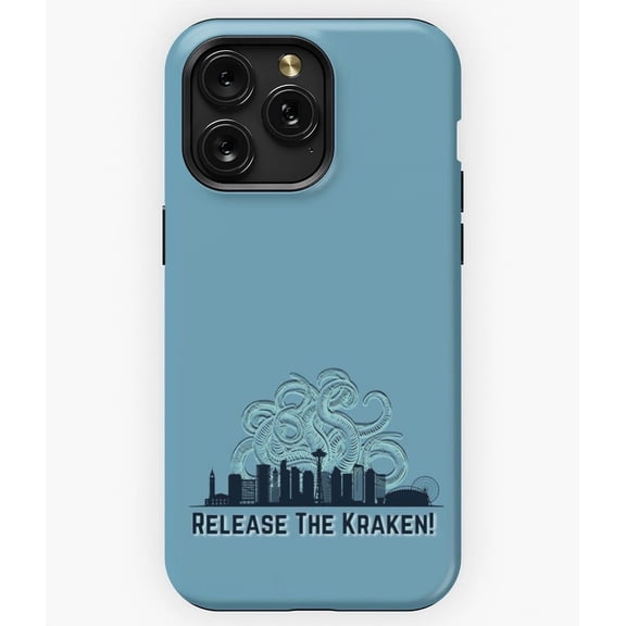 Release The Kraken Hockey Case for iPhone 17 16 15 14 13 12 11 Pro Max